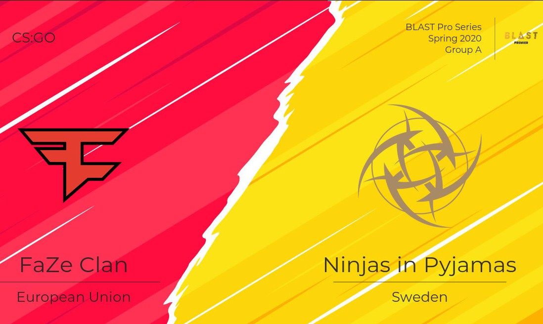 FaZe Clan – Ninjas in Pyjamas. 31.01.2020. Прогноз и ставки на матч