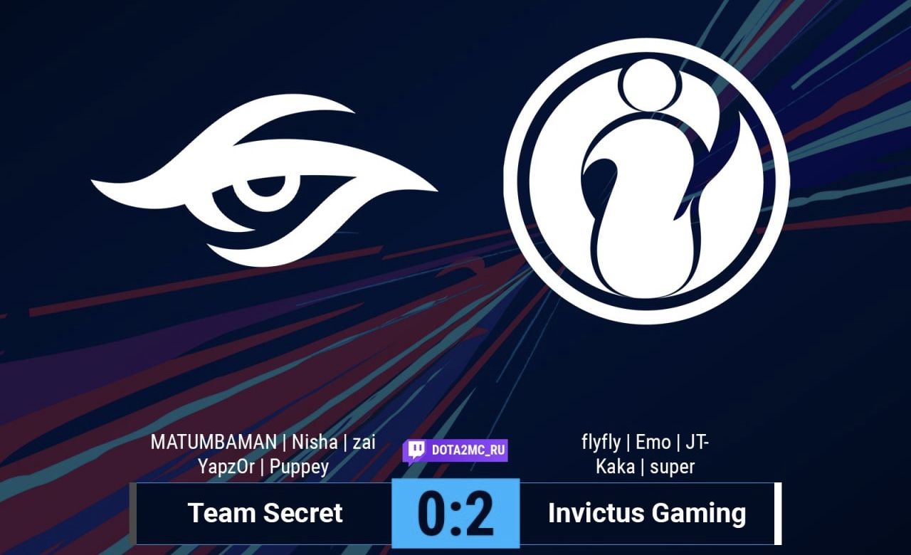 Team Secret — Invictus Gaming: переигровкам быть