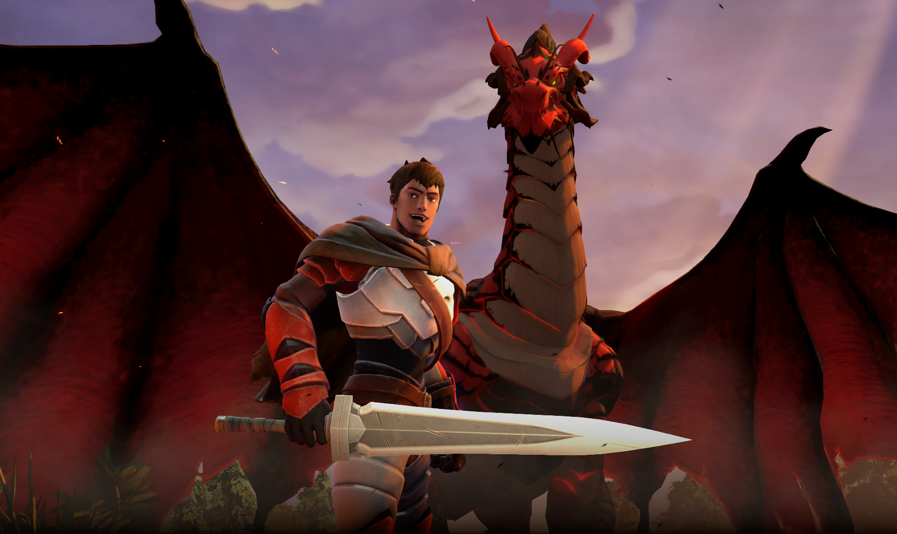 В Dota 2 появилась личность Dragon's Knight — это Дэвион из аниме DOTA: Dragon's Blood