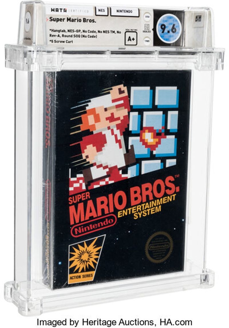Оригинальный картридж Super Mario Bros.
