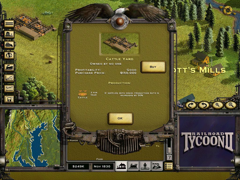 Игра Railroad Tycoon 2