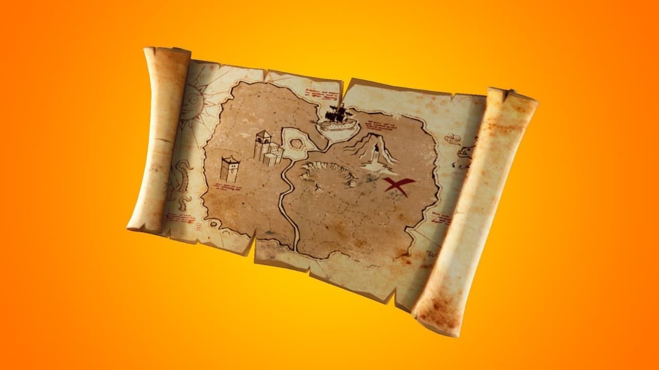 Карта сокровищ из Uncharted в Fortnite
