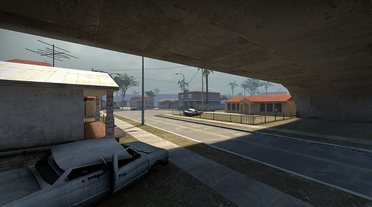Гроув-стрит из GTA: San Andreas на карте для CS:GO